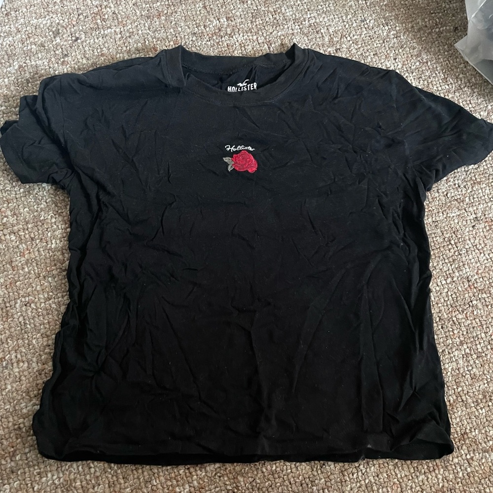 hollister rose tee XXS